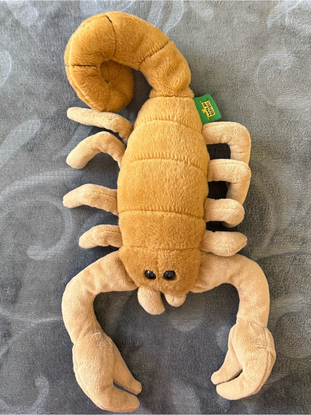 Wild Republic Brown Plush Scorpion Toy for Reptile Enrichment # OSS